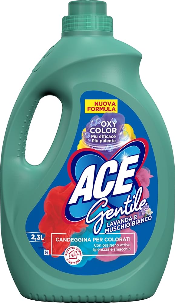 Ace Gentile 2.3L Muschio Bianco – Candeggina Delicata con Fragranza Fresca di Muschio Bianco