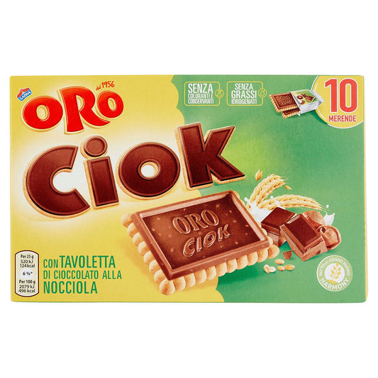 Oro Ciok - 250g Nocciola (Confezione da 10)