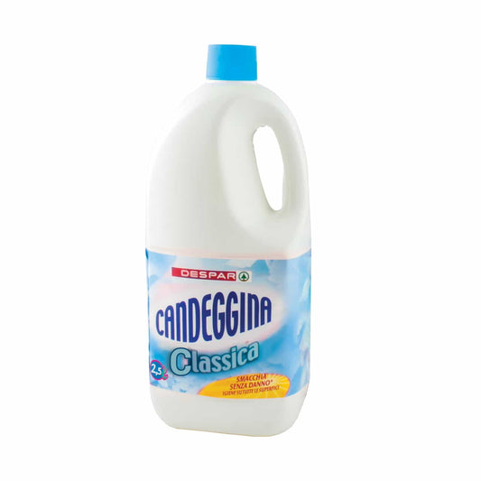 Despar Candeggina Smacchia e Sbianca Classica 2.5L – Candeggina per Bucato e Superfici con Potere Smacchiante e Sbiancante