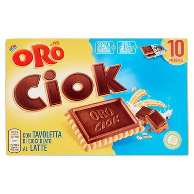 Oro Ciok - 250g Cioccolato al Latte (Confezione da 10)