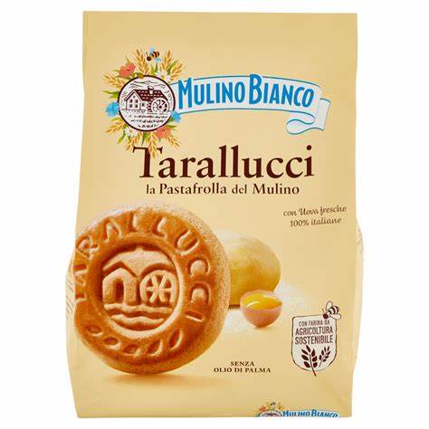 Mulino Bianco Tarallucci 800 g – Biscotti di Pasta Frolla con Uova Fresche